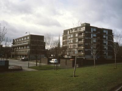View of 6- and 5-storey blocks on Risk Street