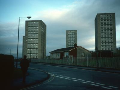 View of blocks on Allan Crescent and Tay Place