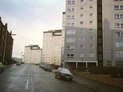View of 15 and 16-storey blocks on Belville Street