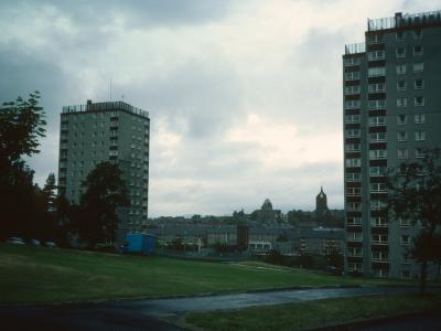 View of Camphill Court and Speirsfield Court