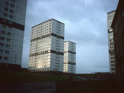View of 19-storey blocks on Wester Common Road