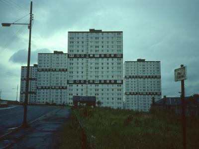 View of 19-storey blocks on Wester Common Road
