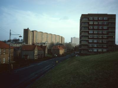 View of 30 Invergyle Drive with Moss Heights block in background