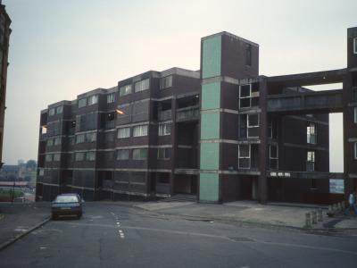 View of 6-storey blocks in Springburn development