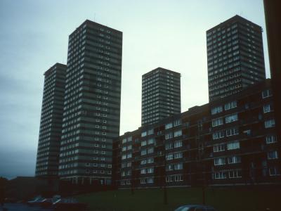 View of 26-storey, 25-storey, and 6-storey blocks on Viewpoint Place and Balgrayhill Road