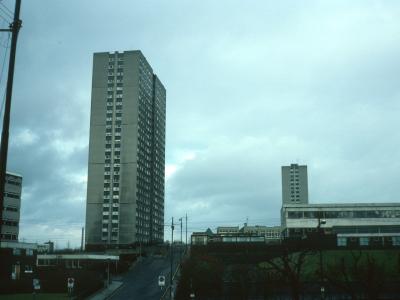 View of 25-storey blocks in Townhead Area 'B'