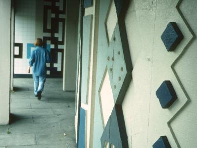Entrance hall in 25-storey block in Tonhead Area 'B'