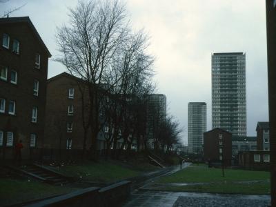 View of 26-storey blocks on Wyndford Road