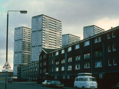 View of 24-storey blocks on Area 'D' development