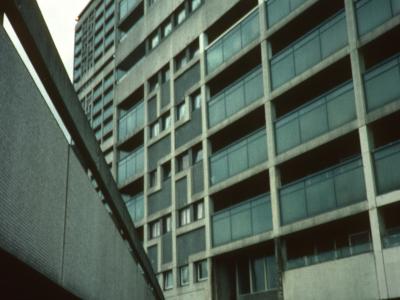 View of 24-storey block on Area 'D' development