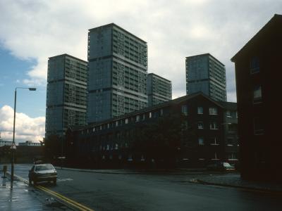 View of 24-storey blocks on Area 'D' development