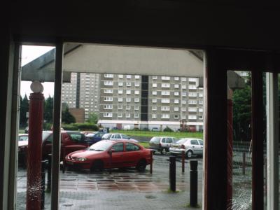 View of 20-storey blocks in Sighthill