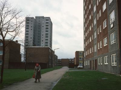 View of blocks on Gascoigne Estate