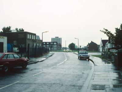 View of Oldmead House from Exeter Road