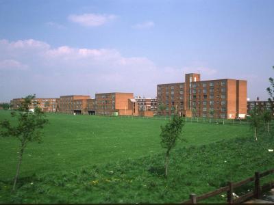 View of Rectory Park with Block 1 on right of image