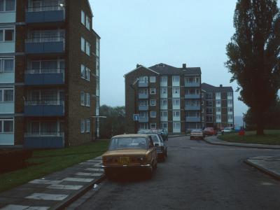 View of blocks from Gilbourne Road