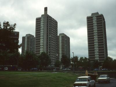 View of 22-storey blocks on Nightingale Estate