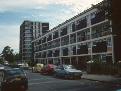 View of Lovell House from Shrubland Road