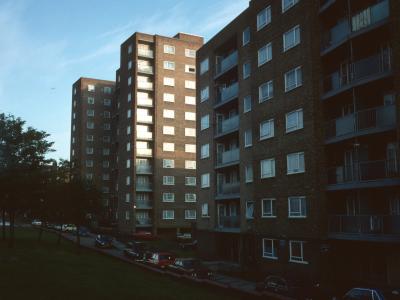 View of both blocks in Joseph Court