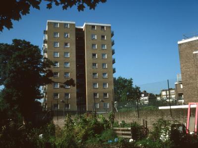 View of Arkan House from Green Lanes