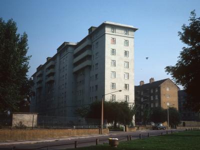 View of Burtonwood House from Southwest