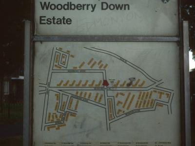 Map of Woodberry Down Estate
