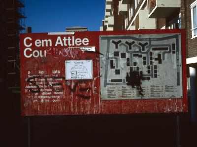 Map of Clem Attlee Court