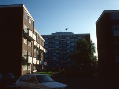 View of 39-100 Gibbs Green in background