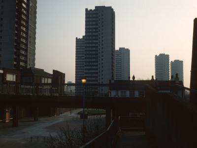 View of 23-storey blocks on Green Dragon Lane