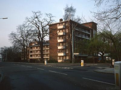 View of Montgomery Court block