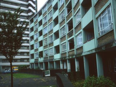 View of Mulberry Court with Brunswick Court in background
