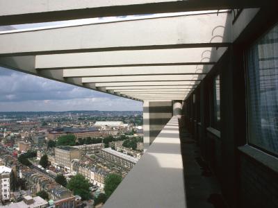 View from top floor of Peregrine House