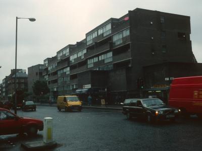 View of The Triangle development from Goswell Road