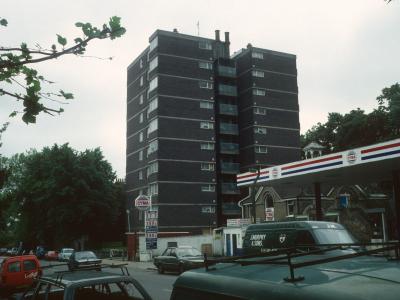 View of Redwood Court from Sunnyside Road