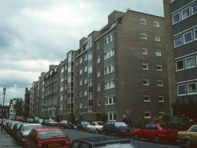 View of blocks on Eastern side of Elm Park Gardens