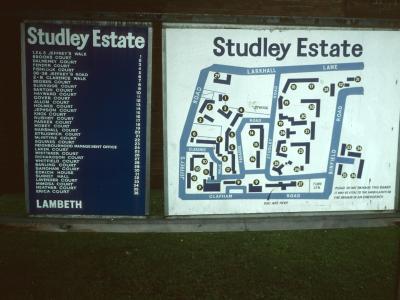 Map of Studley Estate