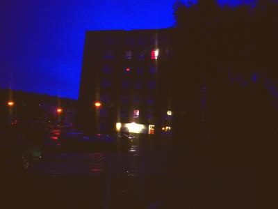 View of Summersell House at night