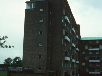 View of Hawthorn Court from West