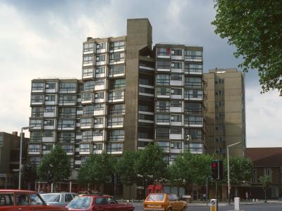 View of Lambeth Towers from corner of Lambeth Road/Kennington Road