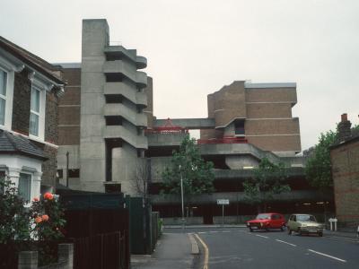 View of Milford Towers from Brookdale Road