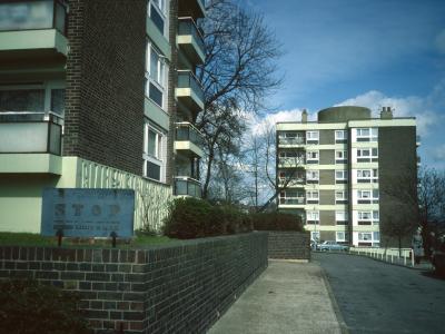View of 6-storey blocks on Windley Close