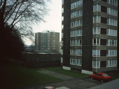 View of 11-storey and 8-storey block on The Waldrons