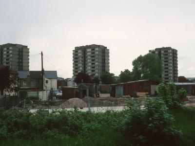 View of 11-storey blocks on Morland Road
