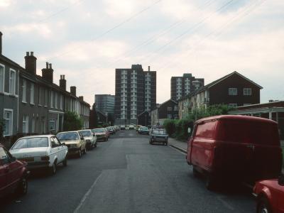 View of both blocks on Prodham Road development