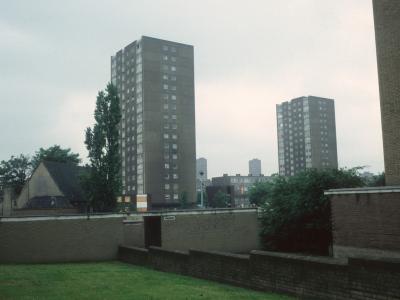 View of two 17-storey blocks