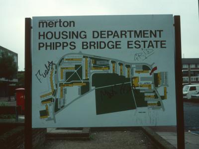 Site plan of Phipps Bridge Estate
