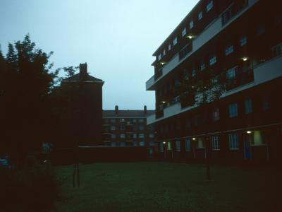 View of 6-storey block on Laburnum Road development