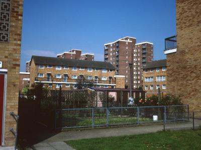 View of 12-storey blocks