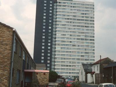 View of 22-storey block at Carpenters Road