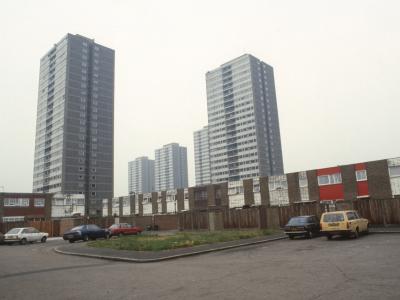 View of 23-storey blocks